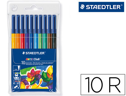 Rotulador Noris 10 colores Staedtler :: Staedtler :: Papelería :: Dideco