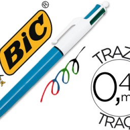 Bolígrafo Bic 4 colores convencional