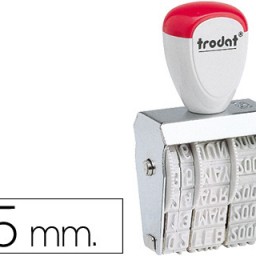 Fechador Trodat 1020 manual 5 mm. día/mesaño