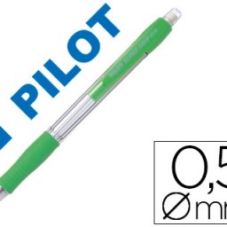 Portaminas Pilot Super Grip 0,5mm. verde claro