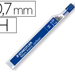 12 minas de grafito Staedtler Mars Micro 0,7mm. H