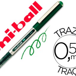 Bolígrafo roller uni-ball eye UB-150 tinta verde 0,7 mm.