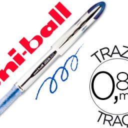 Bolígrafo roller uni-ball visión UB-200 tinta azul 0,8 mm.