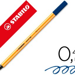 Rotulador Stabilo point 88 tinta azul oscuro