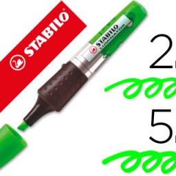 Marcador fluorescente Stabilo Boss Luminator tinta líquida verde