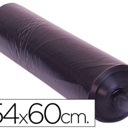 Rollo 25 bolsas basura negras 100µ 54x60cm. 23l.