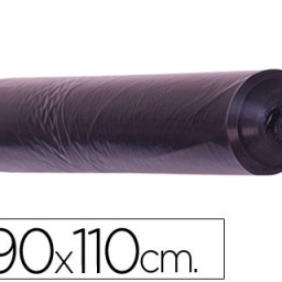 Rollo 10 bolsas basura negras 200µ 90x110cm. 100l.