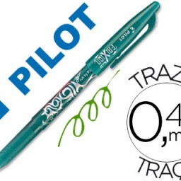 Bolígrafo Pilot Frixion borrable tinta verde