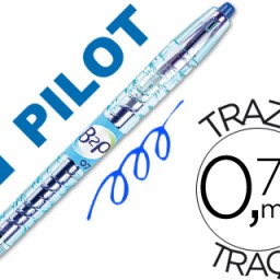 Bolígrafo Pilot B2P tinta gel azul