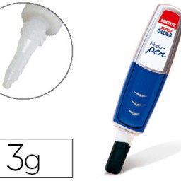 Pegamento adhesivo instantáneo Loctite Super Glue 3 Perfect Pen 3g.