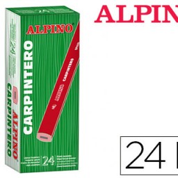 24 lápices Alpino carpintero