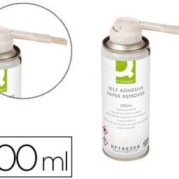 Spray limpiador de pegamento Q-Cconnect para etiqueta adhesiva 200ml