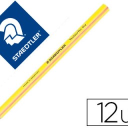 12 lápices de color Staedtler Textsurfer Dry triangular amarillo fluorescente