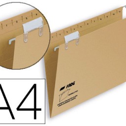 Carpeta colgante kraft eco Fade A4