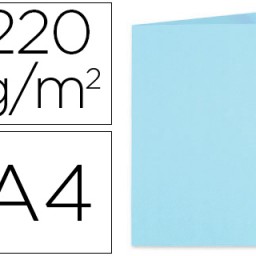 Subcarpeta cartulina reciclada Exacompta A4 azul claro 220 g/m²