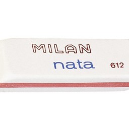 Goma de borrar Milan nata 612