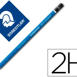 Lápiz de grafito Staedtler Mars Lumograph 100 hexagonal 2H